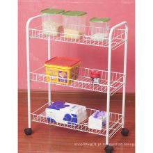 3 Tier Wire Home Utility Cart (LJ2001)